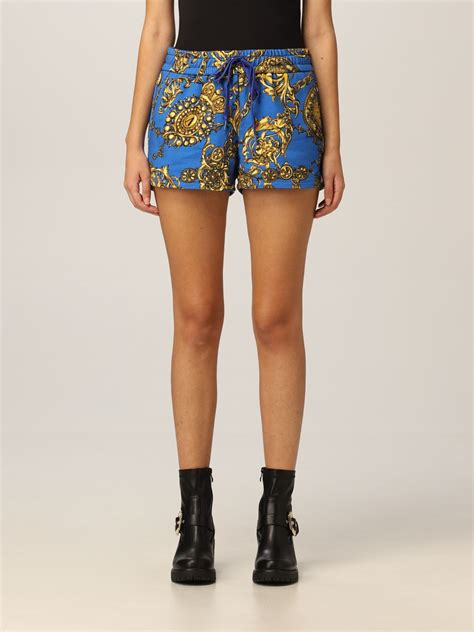 versace couture shorts|net a porter versace shorts.